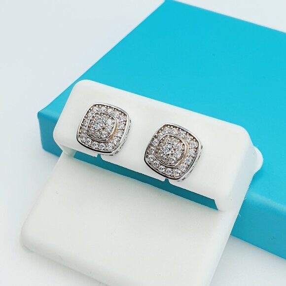 "925 Sterling Silver CZ Beautiful Earrings for Women, 1USPAR4194 - Picture 4 of 11